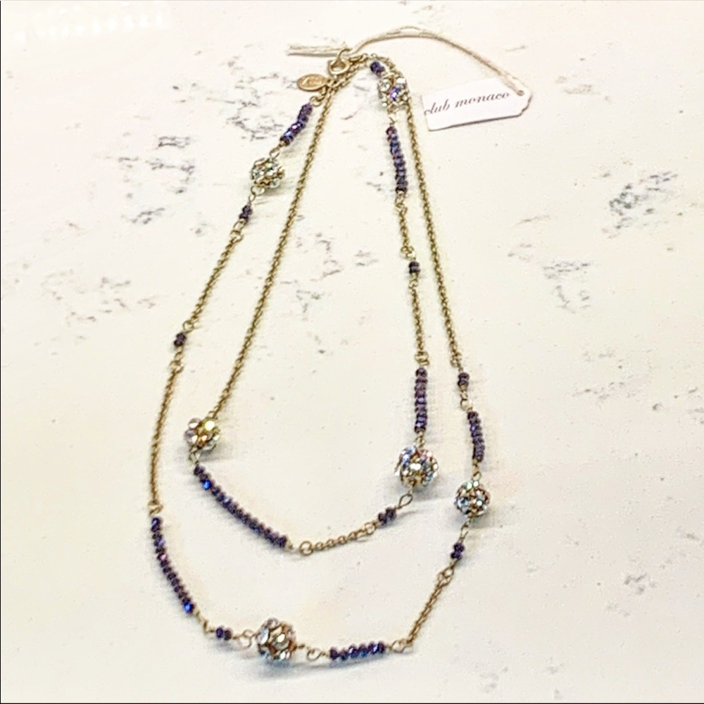 Club Monaco Crystal Necklace - Picture 5 of 8